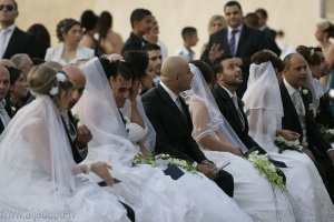 В Ливане прошла коллективная свадьба 