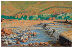 Christie's выставляет пейзаж с видом на Марракеш с авторством Уинстона Черчилля  