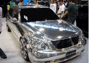 Фото: В Дубае появился серебряный Lexus стоимостью 500 тыс. долларов