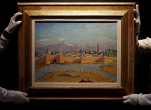 Картину, написанную Черчиллем в Марракеше, продали за 8 миллионов евро