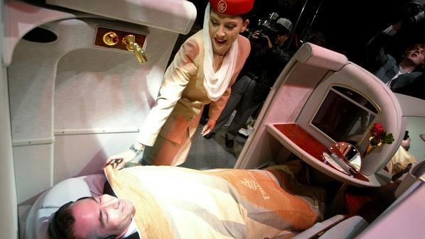 The Richest: первый класс самолетов Emirates Airline – второй в мире 
