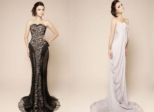 Коллекция вечерних платьев "Кристальная вода" от Дины Джиср